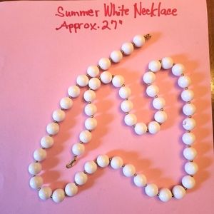 Summer White Neclace